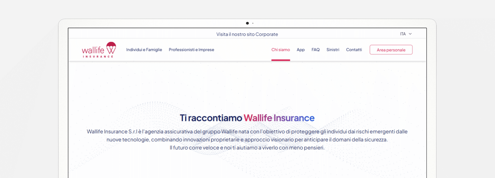Wallife insurance chi siamo page
